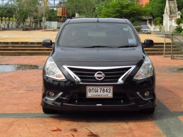 NISSAN ALMERA 1.2 E AT 2015 สีดำ รูปที่ 0